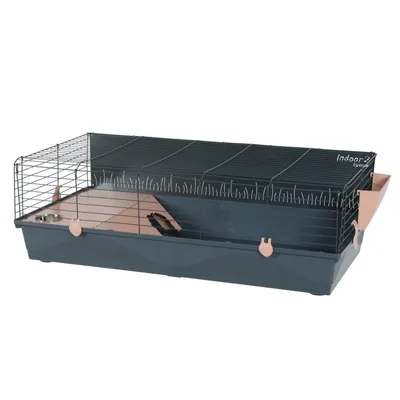 zolux - Cage Indoor2.  100 rose. pour rongeur  103 x 63 x hauteur 40 cm.