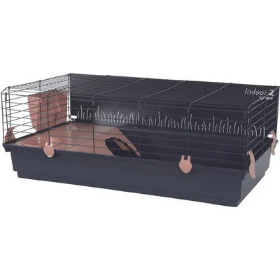 zolux - Cage Indoor2.  100 rose. pour rongeur  103 x 63 x hauteur 40 cm.