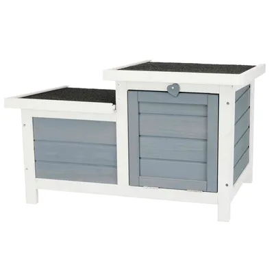 Clapier avec 2 sorties . 70 x 43 x 45 cm. pour petits animaux. rongeurs.