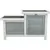Clapier avec 2 sorties . 70 x 43 x 45 cm. pour petits animaux. rongeurs.