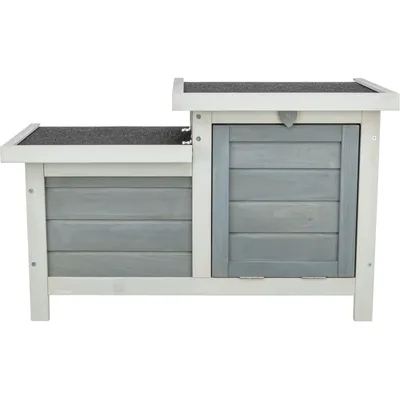 Clapier avec 2 sorties . 70 x 43 x 45 cm. pour petits animaux. rongeurs.