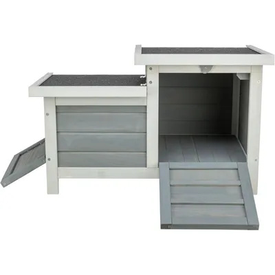Clapier avec 2 sorties . 70 x 43 x 45 cm. pour petits animaux. rongeurs.