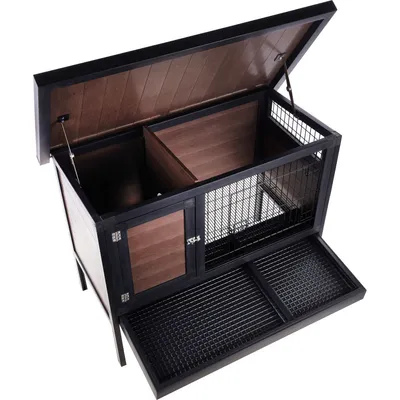 Flamingo - Clapier Ramos Matière synthétique brun. pour lapins.