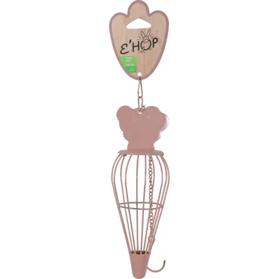 Râtelier à foin EHOP carotte rose pour rongeur
