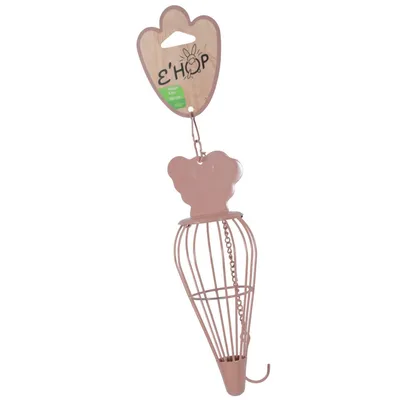 Râtelier à foin EHOP carotte rose pour rongeur