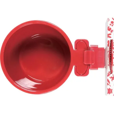 zolux - Mangeoire 300 ml ø 9.5 cm cerise, en plastique pour rongeur.