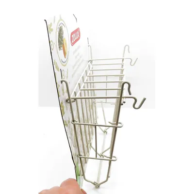 zolux - Râtelier à foin en métal beige  20x 6 x 18 cm pour rongeur.