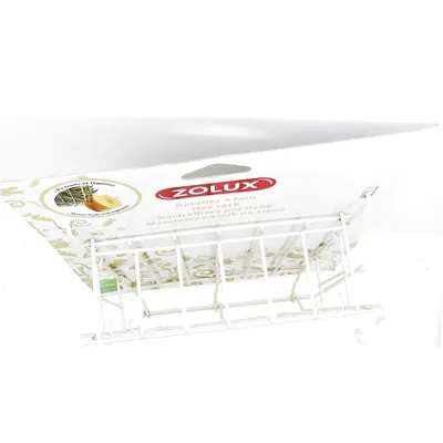 zolux - Râtelier à foin en métal beige  20x 6 x 18 cm pour rongeur.