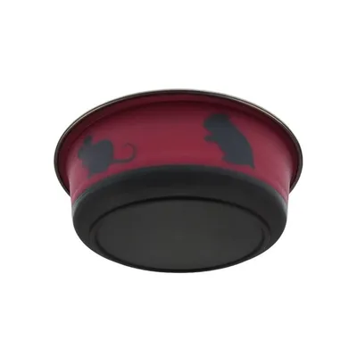 Gamelle Nelly taille ø12.3 cm, 225 ml, couleur fuchsia, pour rongeur