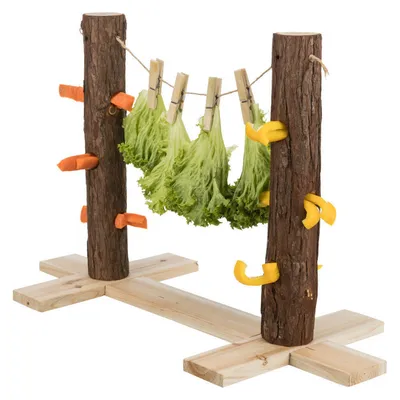 Trixie - Duo tronc d'arbre pour aliments 53 x 34 x 25 cm pour lapins Trixie - Duo tronc d'arbre pour aliments 53 x 34 x 25 cm pour lapins