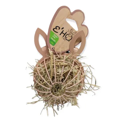 animallparadise - Râtelier à foin EHOP Lapin rose, pour rongeur. animallparadise - Râtelier à foin EHOP Lapin rose, pour rongeur.