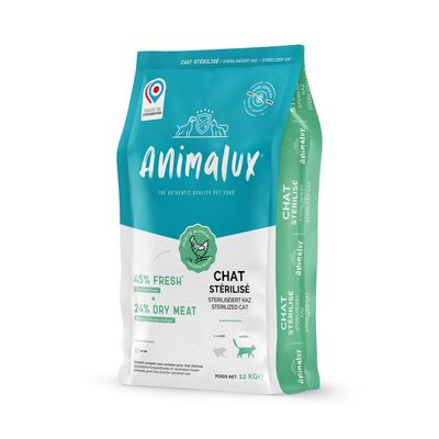 ANIMALUX Volaille pour Chat Stérilisé