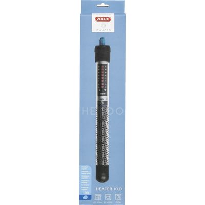 Chauffage d'aquarium heater 100 zolux 100 W longueur 27 cm