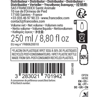 Fresh Dent 2 en 1 Pour Chiens et Chats 250 ml