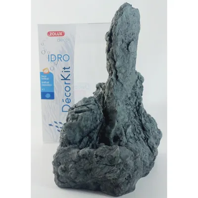 Décor. kit Idro black stone N3 dimension 17.5 x 15 x Hauteur 27 cm pour aqu