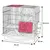 FLAMINGO Cage pour hamsters Binky 45x30x44,5 cm