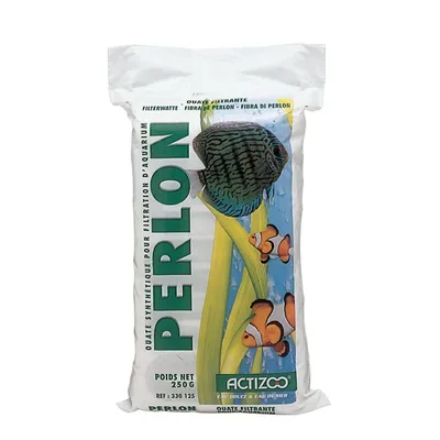 Ouate synthétique PERLON pour filtration d'aquarium sac de 250 g
