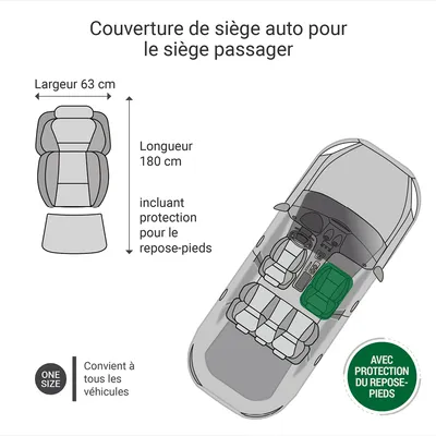 Doctor Bark Protection de siège passager