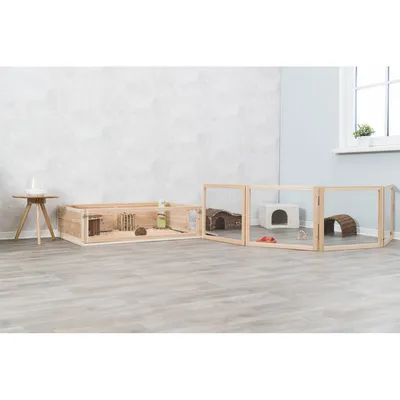 Enclos intérieur, dimensions: 114 × 30 × 74 cm