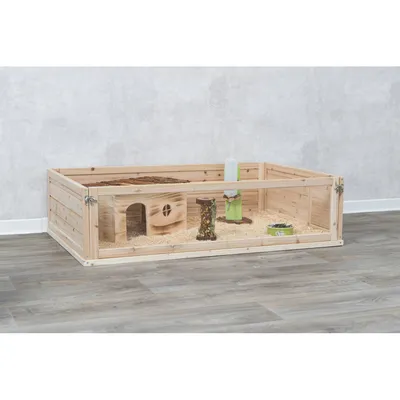 Enclos intérieur, dimensions: 114 × 30 × 74 cm