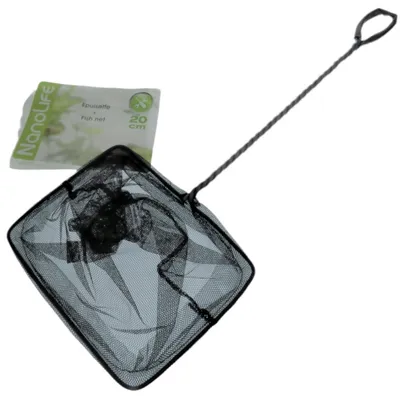 Epuisette filet aquarium , maille moyenne, 20 cm x 16