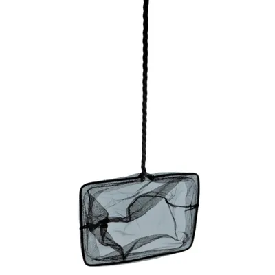 Epuisette filet aquarium , maille moyenne, 20 cm x 16