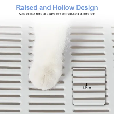 Maison de toilette Bingopaw XXL pour chat Bac à litière avec Pelle