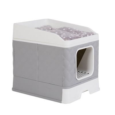 Maison de toilette Bingopaw XXL pour chat Bac à Litière avec Pelle