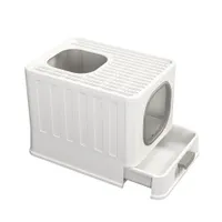 Maison de toilette Bingopaw XXL pour chat Bac à Litière