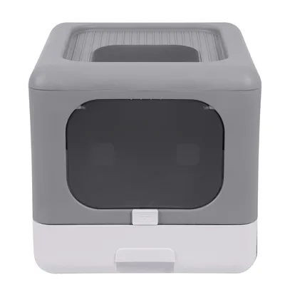 Maison de toilette Bingopaw XXL pour chat Bac à Litière Fermée