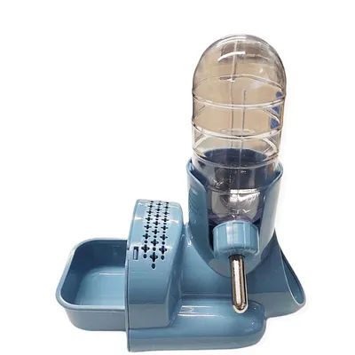 Gourde et gamelle pour rongeurs avec cachette Gourde et gamelle pour rongeurs avec cachette