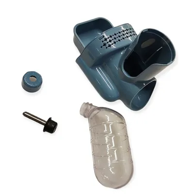 Gourde et gamelle pour rongeurs avec cachette