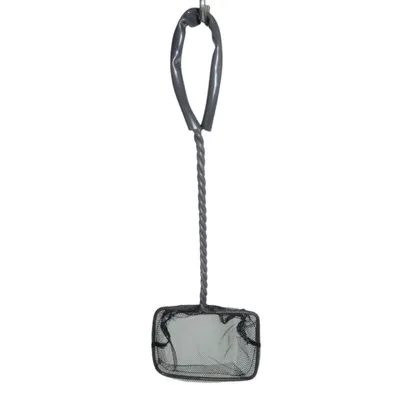 Epuisette filet aquarium, maille moyenne, 10 cm