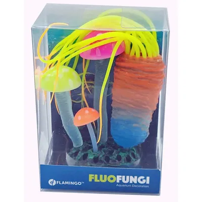 Décoration Aquarium Fluo Anémone et poisson