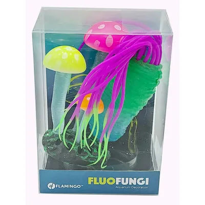 Décoration Aquarium Fluo Anémone et poisson