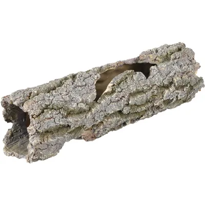 Souche tronc d'arbre creux. Taille: ø 8 x 30 cm