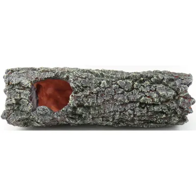 Souche tronc d'arbre creux. Taille: ø 8 x 30 cm