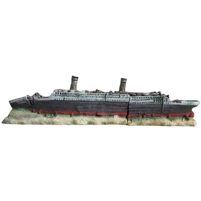 Décoration épave du TITANIC en deux parties