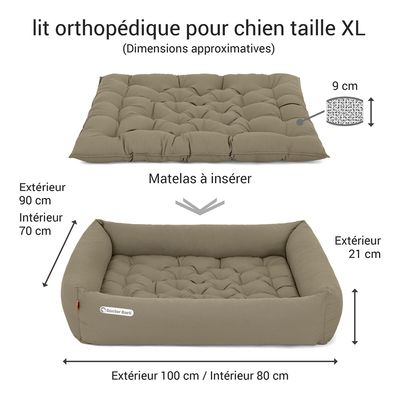 Doctor Bark Lit pour chien orthopédique