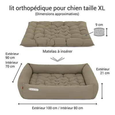 Doctor Bark Lit pour chien orthopédique