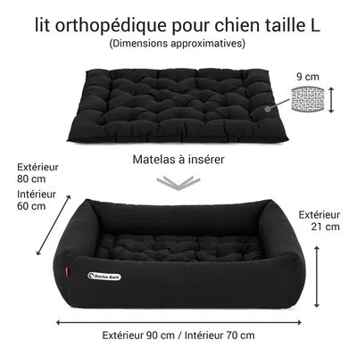 Doctor Bark Lit pour chien orthopédique