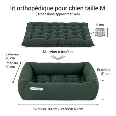Doctor Bark Lit pour chien orthopédique