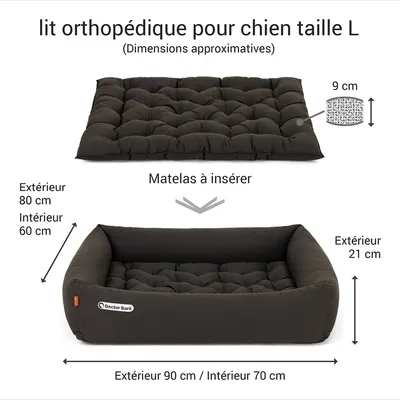 Doctor Bark Lit pour chien orthopédique Doctor Bark Lit pour chien orthopédique
