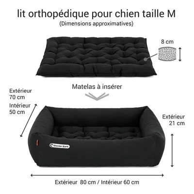 Doctor Bark Lit pour chien orthopédique Doctor Bark Lit pour chien orthopédique