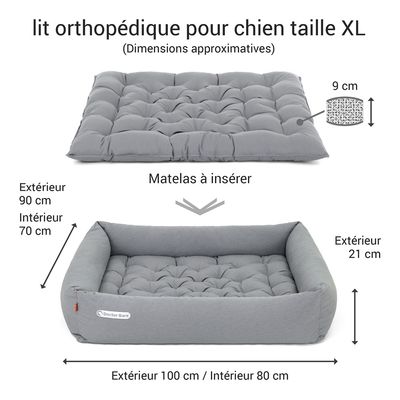 Doctor Bark Lit pour chien orthopédique