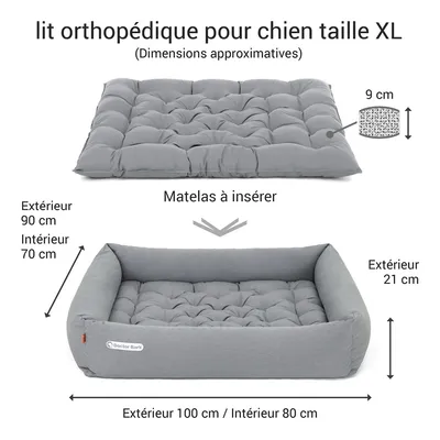 Doctor Bark Lit pour chien orthopédique