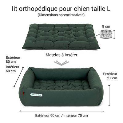 Doctor Bark Lit pour chien orthopédique