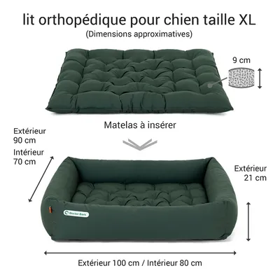 Doctor Bark Lit pour chien orthopédique