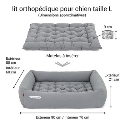 Doctor Bark Lit pour chien orthopédique