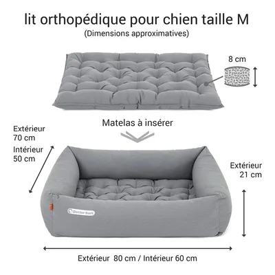 Doctor Bark Lit pour chien orthopédique